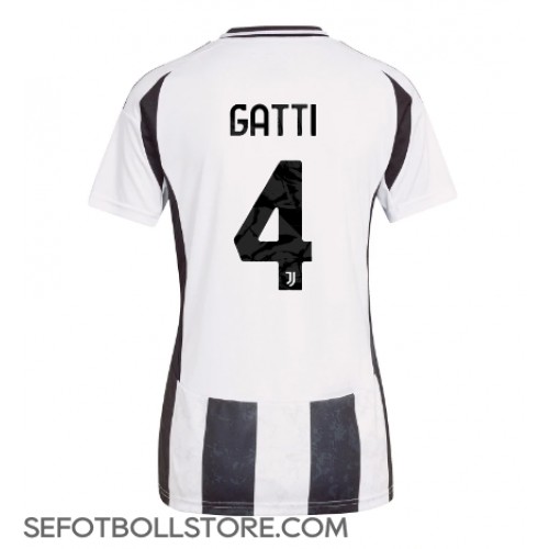 Juventus Federico Gatti #4 Replika Hemmatröja Dam 2024-25 Kortärmad